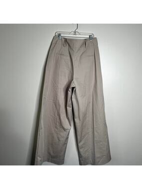 Tan wide leg pants